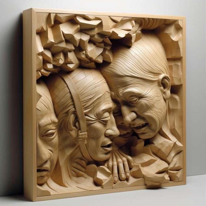 نموذج ثلاثي الأبعاد لآلة CNC 3D Art 